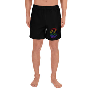 T1F1 Logo Men's Athletic Shorts (BLK/MLT)