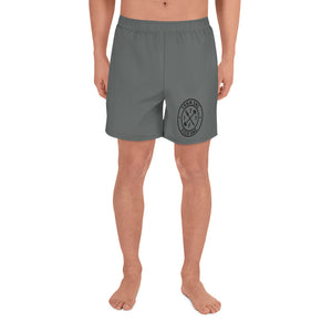 T1F1 Logo Men's Athletic Shorts (GRY/BLK)